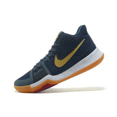 Nike Erkek Kyrie 3 Koyu Obsidian / Metal Altın Basketbol Ayakkabısı Türkiye - 9669DYMI